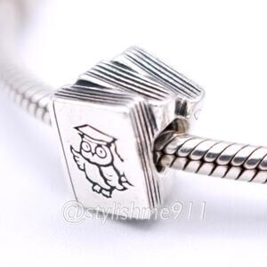 Authentic PANDORA Retired Study Books Charm - 790536